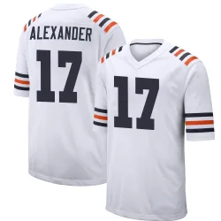 Youth Jon Alexander Chicago Bears No.17 Game Alternate Classic Jersey - White