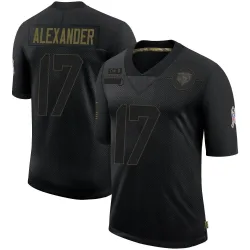 Youth Jon Alexander Chicago Bears No.17 Limited 2020 Salute To Service Jersey - Black
