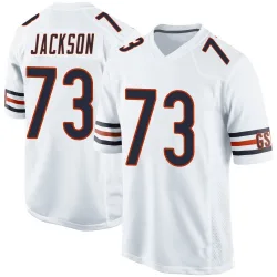 Youth Jonah Jackson Chicago Bears No.73 Game Jersey - White