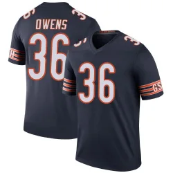 Youth Jonathan Owens Chicago Bears No.36 Legend Color Rush Jersey - Navy