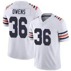 Youth Jonathan Owens Chicago Bears No.36 Limited Alternate Classic Vapor Jersey - White
