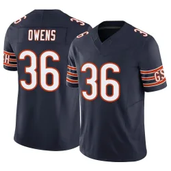 Youth Jonathan Owens Chicago Bears No.36 Limited Vapor F.U.S.E. Jersey - Navy