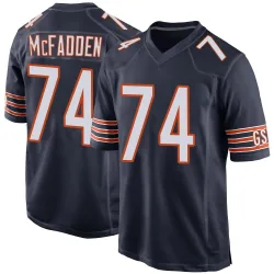 Youth Jordan McFadden Chicago Bears No.74 Game Team Color Jersey - Navy