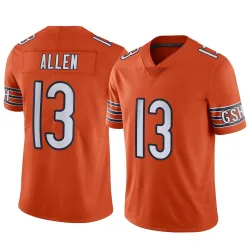 Youth Keenan Allen Chicago Bears No.13 Limited Alternate Vapor Jersey - Orange