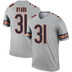 Youth Kevin Byard III Chicago Bears No.31 Legend Inverted Silver Jersey