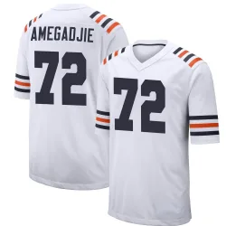 Youth Kiran Amegadjie Chicago Bears No.72 Game Alternate Classic Jersey - White