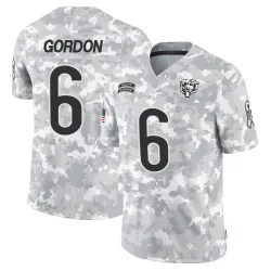 Youth Kyler Gordon Chicago Bears No.6 Limited 2024 Salute to Service Jersey - Arctic Camo