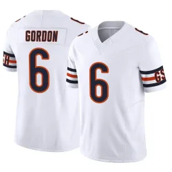 Youth Kyler Gordon Chicago Bears No.6 Limited Vapor F.U.S.E. Jersey - White
