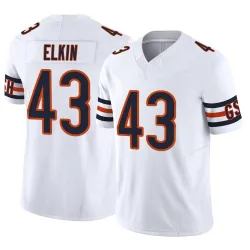 Youth Luke Elkin Chicago Bears No.43 Limited Vapor F.U.S.E. Jersey - White