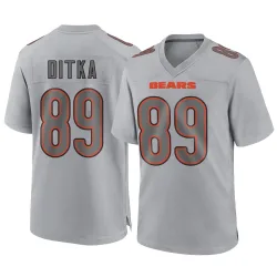 Youth Mike Ditka Chicago Bears No.89 Game Atmosphere Fashion Jersey - Gray