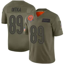 Youth Mike Ditka Chicago Bears No.89 Limited 2019 Salute to Service Jersey - Camo