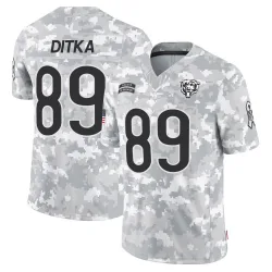 Youth Mike Ditka Chicago Bears No.89 Limited 2024 Salute to Service Jersey - Arctic Camo