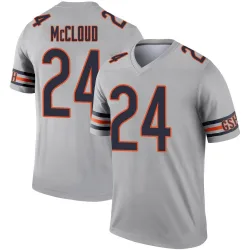 Youth Nick McCloud Chicago Bears No.24 Legend Inverted Silver Jersey