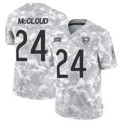 Youth Nick McCloud Chicago Bears No.24 Limited 2024 Salute to Service Jersey - Arctic Camo