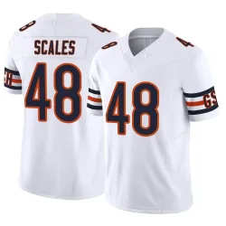 Youth Patrick Scales Chicago Bears No.48 Limited Vapor F.U.S.E. Jersey - White