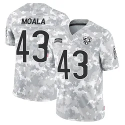 Youth Paul Moala Chicago Bears No.43 Limited 2024 Salute to Service Jersey - Arctic Camo