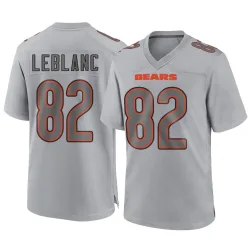 Youth Peter LeBlanc Chicago Bears No.82 Game Atmosphere Fashion Jersey - Gray