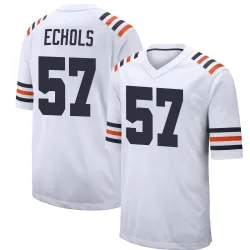 Youth Power Echols Chicago Bears No.57 Game Alternate Classic Jersey - White