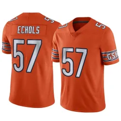 Youth Power Echols Chicago Bears No.57 Limited Alternate Vapor Jersey - Orange