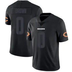Youth Reggie Brown Chicago Bears No.0 Limited Jersey - Black Impact