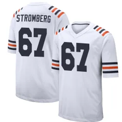 Youth Ricky Stromberg Chicago Bears No.67 Game Alternate Classic Jersey - White