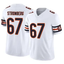 Youth Ricky Stromberg Chicago Bears No.67 Limited Vapor F.U.S.E. Jersey - White