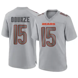 Youth Rome Odunze Chicago Bears No.15 Game Atmosphere Fashion Jersey - Gray