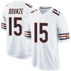 Youth Rome Odunze Chicago Bears No.15 Game Jersey - White
