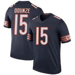 Youth Rome Odunze Chicago Bears No.15 Legend Color Rush Jersey - Navy