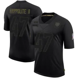 Youth Ruben Hyppolite II Chicago Bears No.47 Limited 2020 Salute To Service Jersey - Black