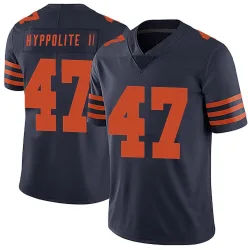 Youth Ruben Hyppolite II Chicago Bears No.47 Limited Alternate Vapor Untouchable Jersey - Navy Blue