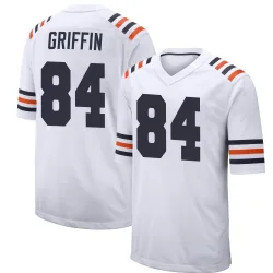 Youth Ryan Griffin Chicago Bears No.84 Game Alternate Classic Jersey - White