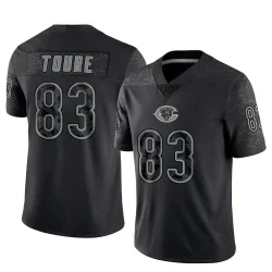 Youth Samori Toure Chicago Bears No.83 Limited Reflective Jersey - Black