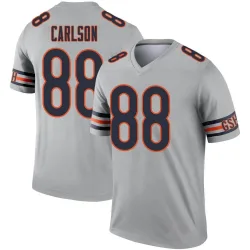 Youth Stephen Carlson Chicago Bears No.88 Legend Inverted Silver Jersey