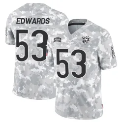 Youth T.J. Edwards Chicago Bears No.53 Limited 2024 Salute to Service Jersey - Arctic Camo