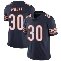 Youth Tarvarius Moore Chicago Bears No.30 Limited Team Color Vapor Untouchable Jersey - Navy