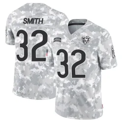 Youth Terell Smith Chicago Bears No.32 Limited 2024 Salute to Service Jersey - Arctic Camo