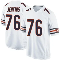 Youth Teven Jenkins Chicago Bears No.76 Game Jersey - White