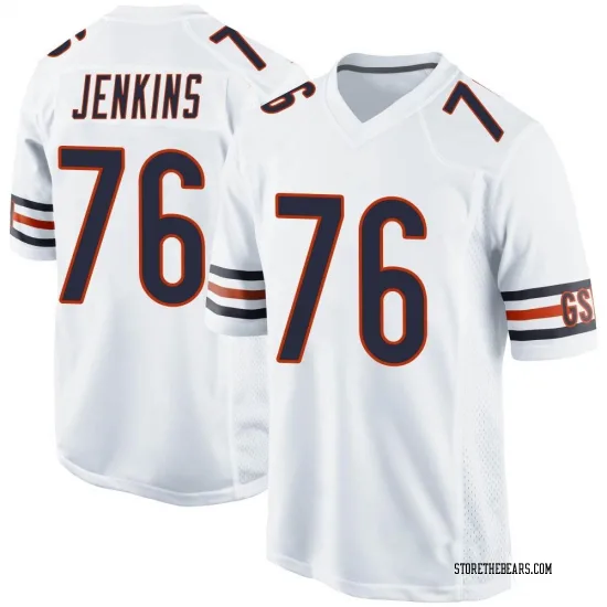 Youth Teven Jenkins Chicago Bears No.76 Game Jersey - White