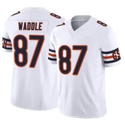 Youth Tom Waddle Chicago Bears No.87 Limited Vapor F.U.S.E. Jersey - White