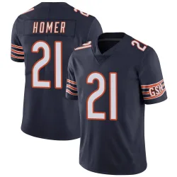Youth Travis Homer Chicago Bears No.21 Limited Team Color Vapor Untouchable Jersey - Navy