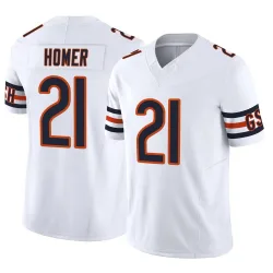 Youth Travis Homer Chicago Bears No.21 Limited Vapor F.U.S.E. Jersey - White