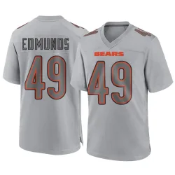 Youth Tremaine Edmunds Chicago Bears No.49 Game Atmosphere Fashion Jersey - Gray