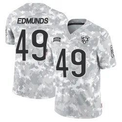 Youth Tremaine Edmunds Chicago Bears No.49 Limited 2024 Salute to Service Jersey - Arctic Camo