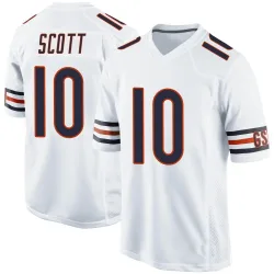 Youth Tyler Scott Chicago Bears No.10 Game Jersey - White