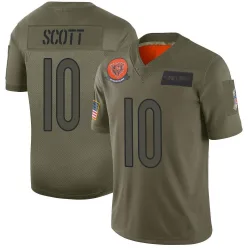 Youth Tyler Scott Chicago Bears No.10 Limited 2019 Salute to Service Jersey - Camo