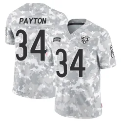Youth Walter Payton Chicago Bears No.34 Limited 2024 Salute to Service Jersey - Arctic Camo