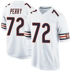 Youth William Perry Chicago Bears No.72 Game Jersey - White