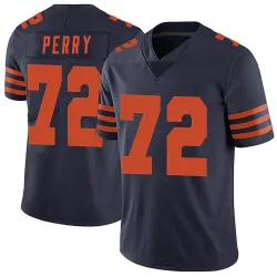 Youth William Perry Chicago Bears No.72 Limited Alternate Vapor Untouchable Jersey - Navy Blue