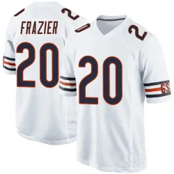 Youth Zah Frazier Chicago Bears No.20 Game Jersey - White